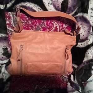 Banana Republic Warm  Mustard Yellow-  Leather Shoulder Bag